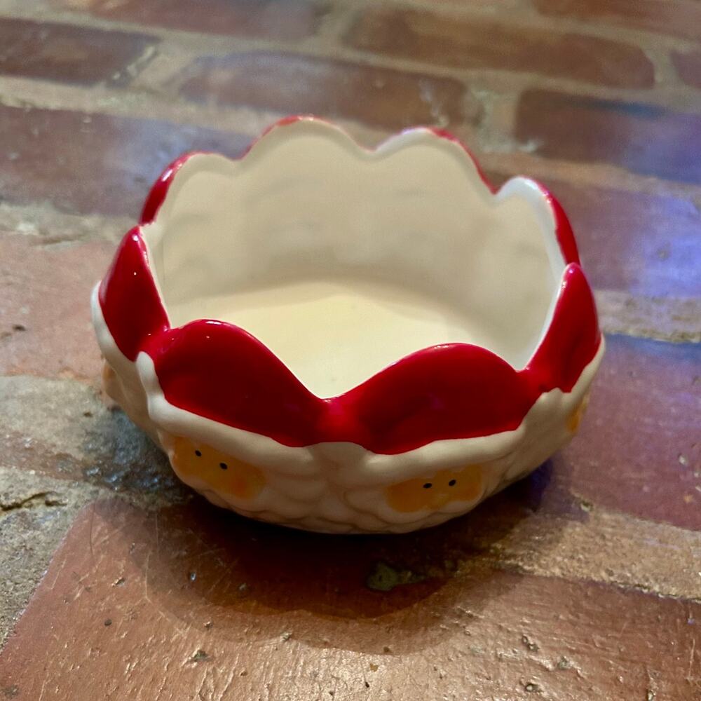 Royal Norfolk Santa Dish Candy Jar Candleholder Royal Norfolk Ring of Santas